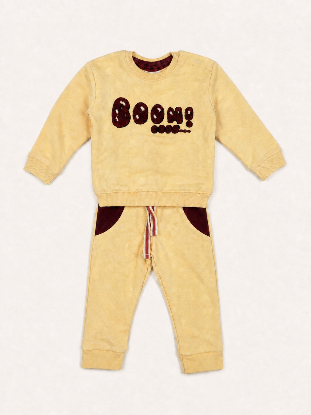 Boom Kids Tracksuit (Beige)