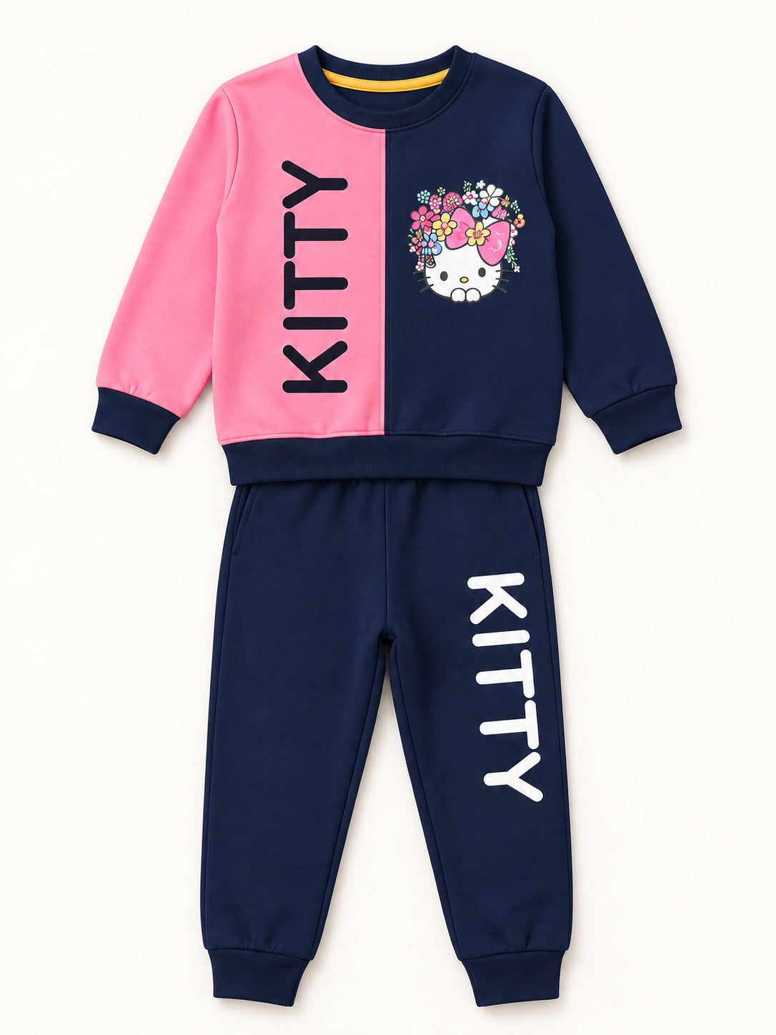 Kitty Colourblock Winter Co-ord Set