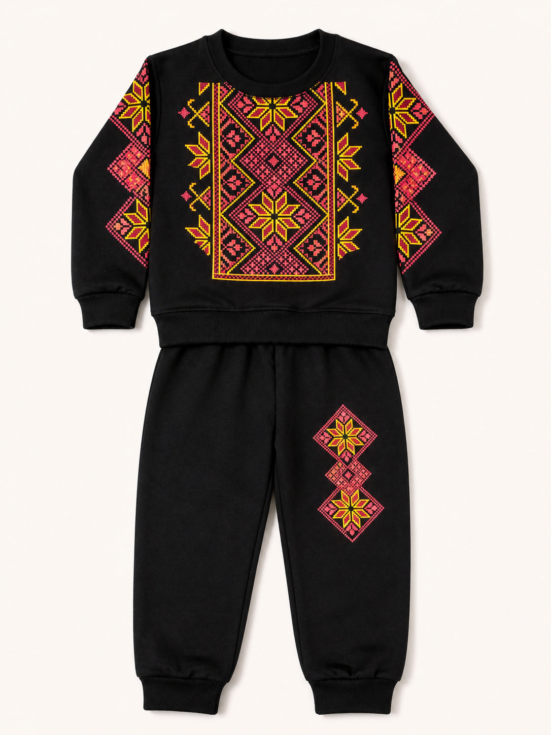 Black Ethnic Printed Set (Winters)