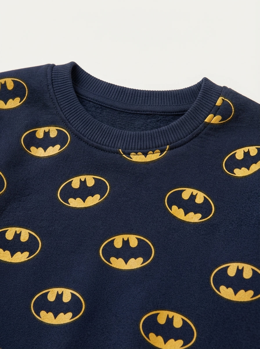 Unisex Winter Tracksuit - Batman Themed (Navy Blue)