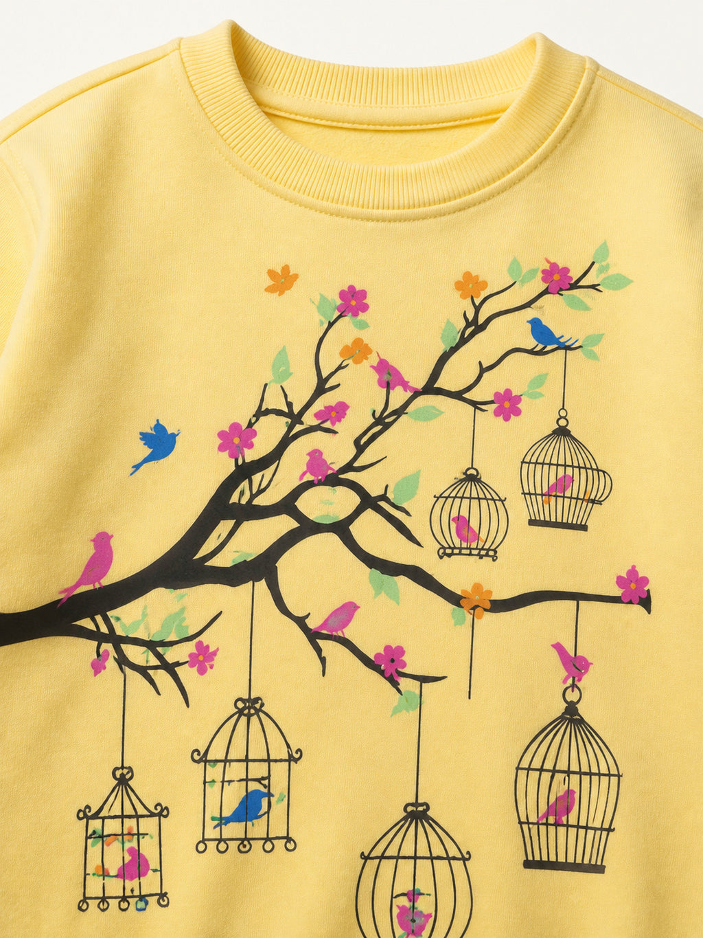Birdcage Garden Winters Tracksuit (Yellow & Black)