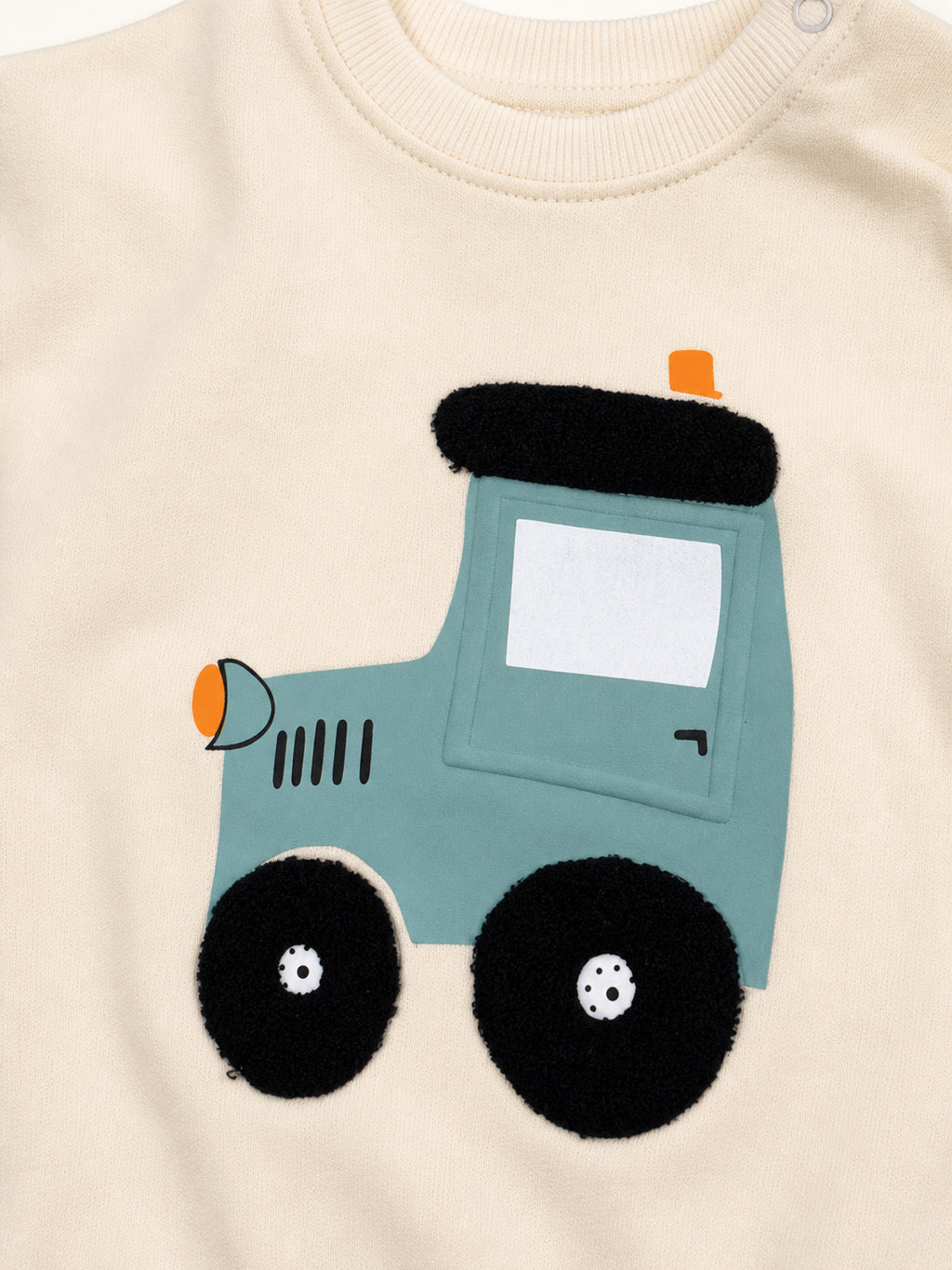 Winter Sweatshirt - Truck Adventure (Cream Color)