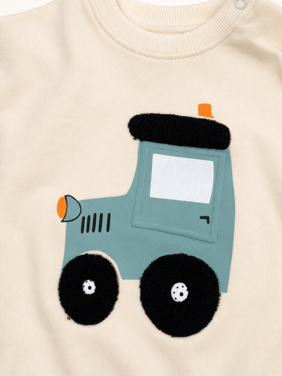 Winter Sweatshirt - Truck Adventure (Cream Color)