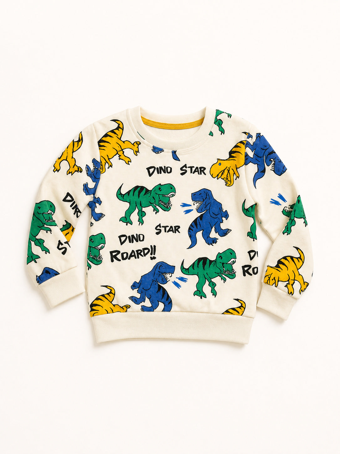 Kids Dinosaur Winters Tracksuit (White)