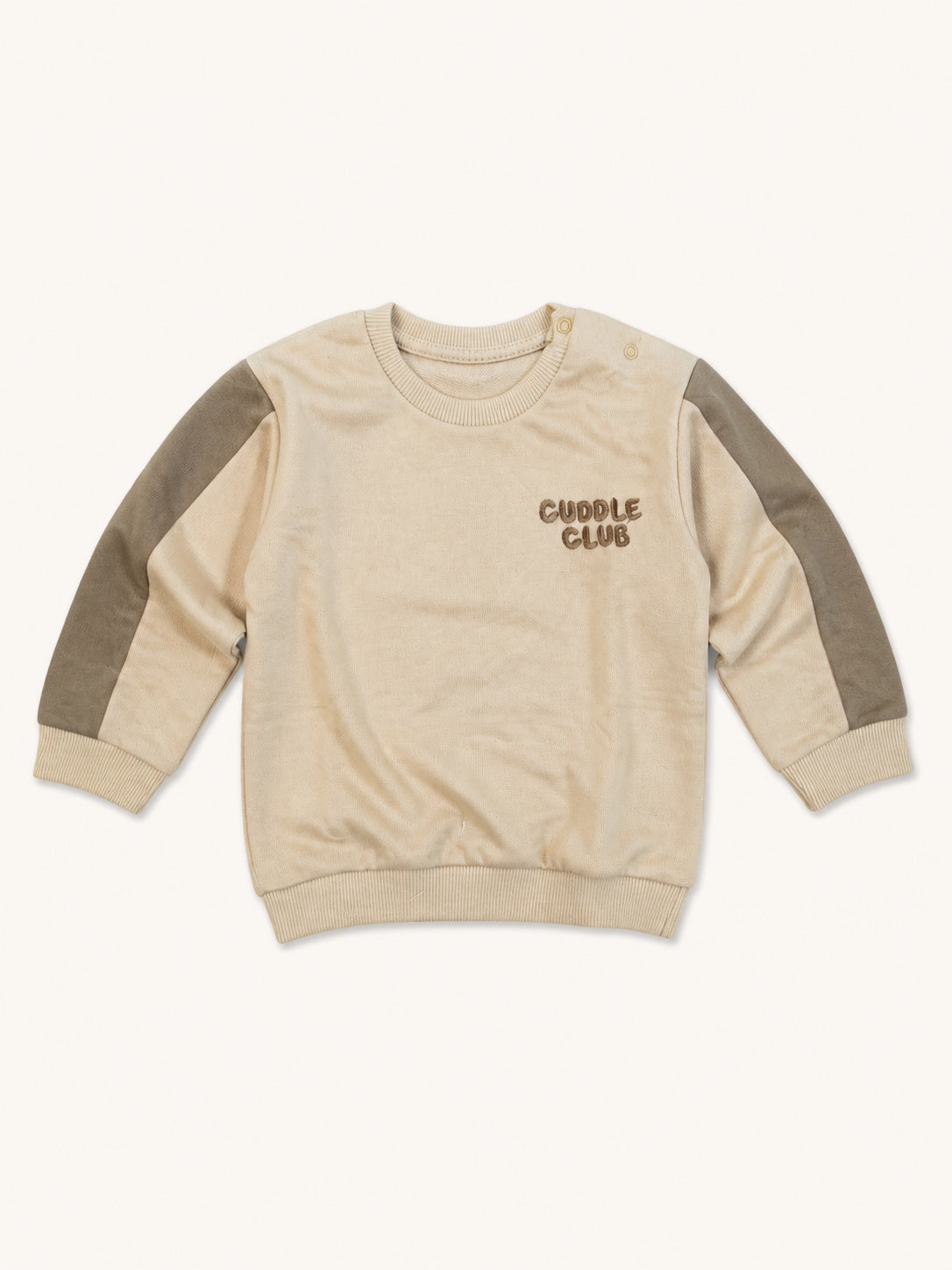 Winter Sweatshirt – Cuddle Club (Light Brown)