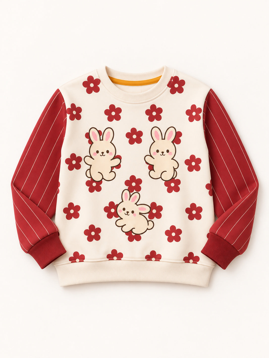 Bunny Bloom Pinstripe Winter Co-ord Set