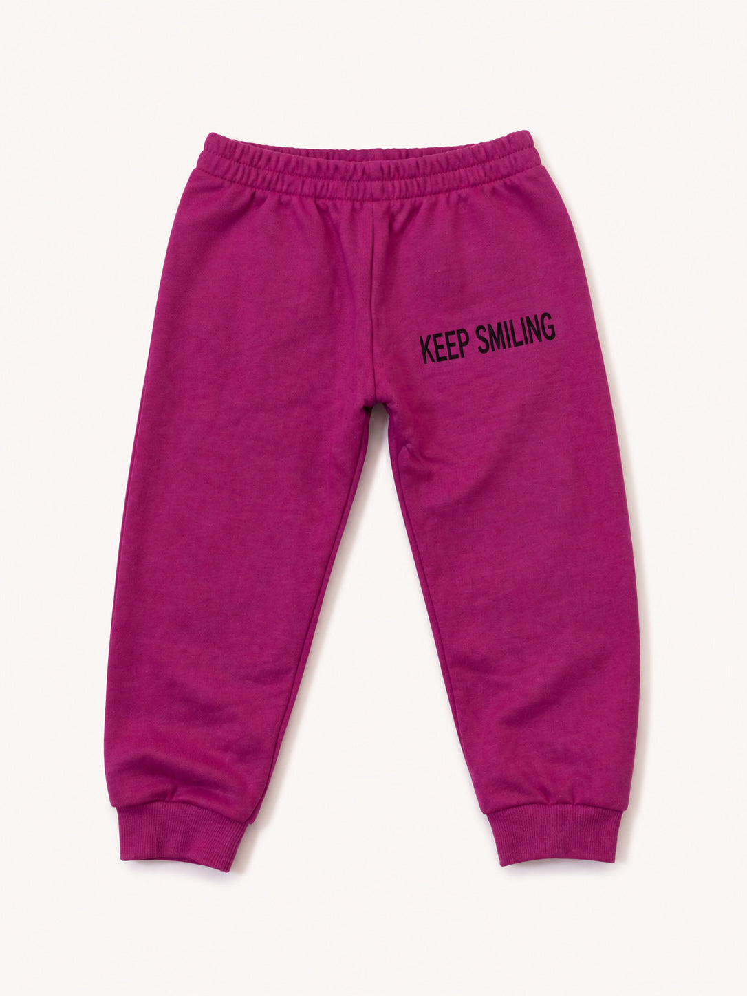 Girls Smiley Print Set (Pink & Purple)