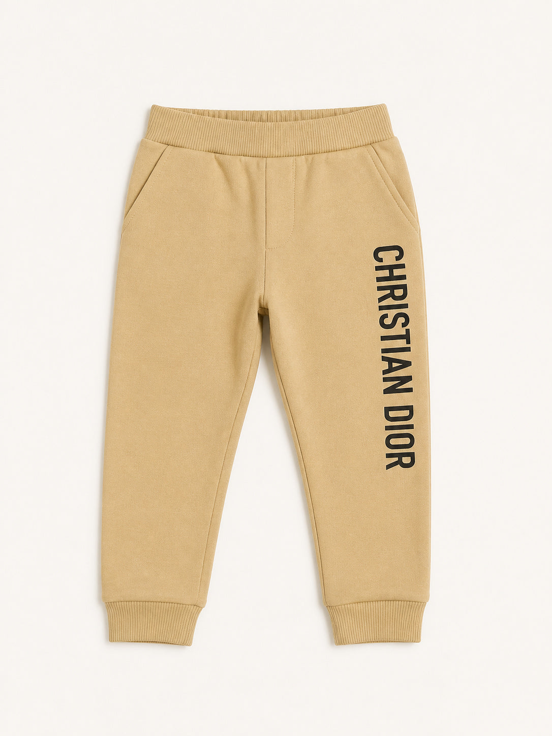 Luxe Winters Tracksuit (Black & Beige)