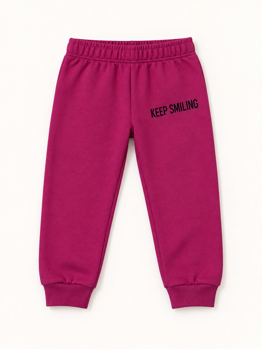 Girls Smiley Print Set (Pink & Purple)