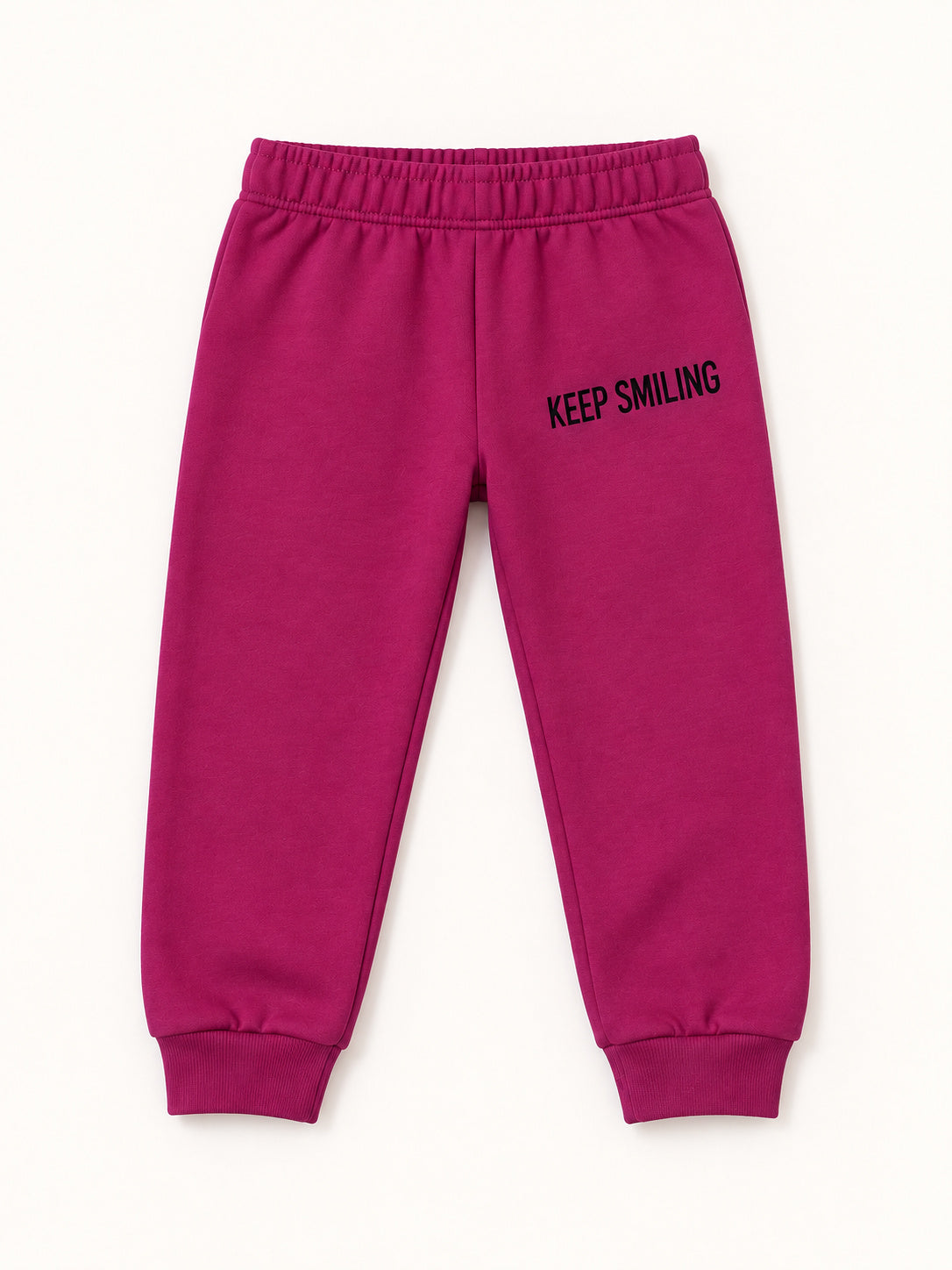 Girls Smiley Print Set (Pink & Purple)