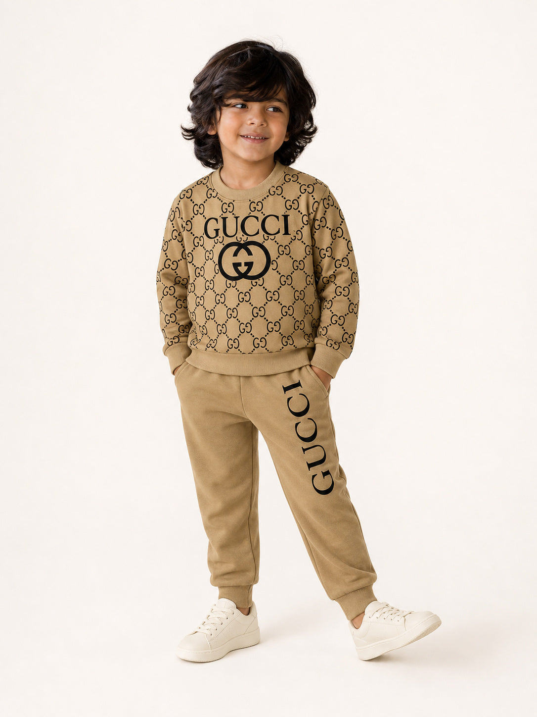 Golden Luxe Winter Tracksuit