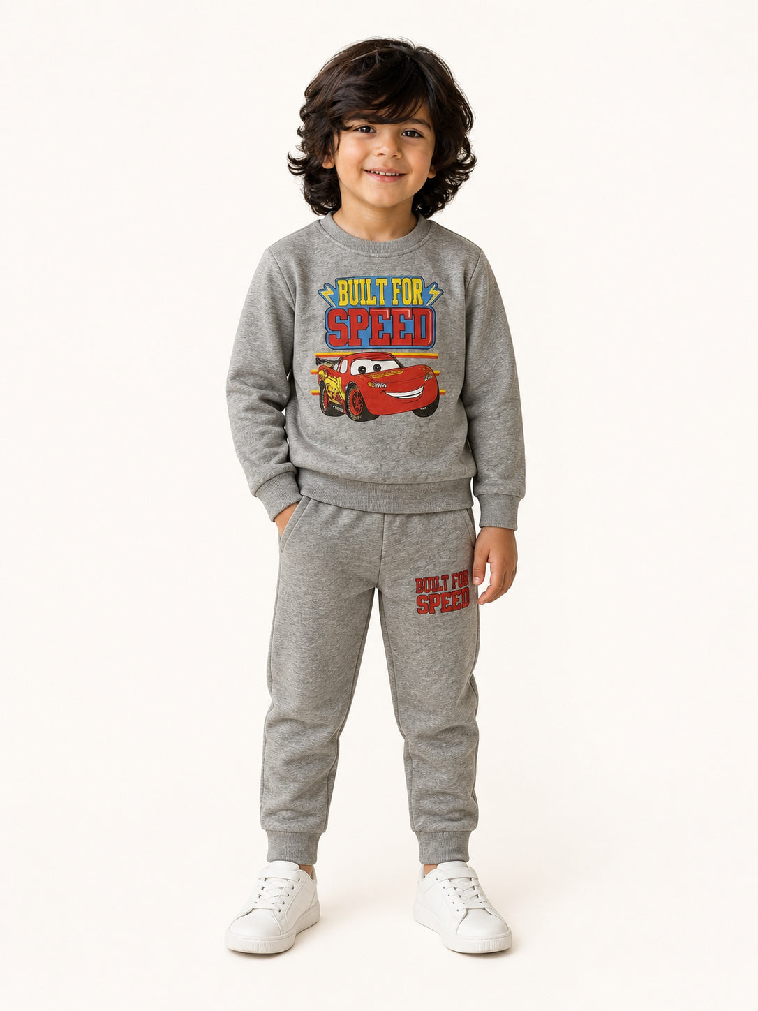 Unisex Winter Tracksuit - Car Graphic (Silver)