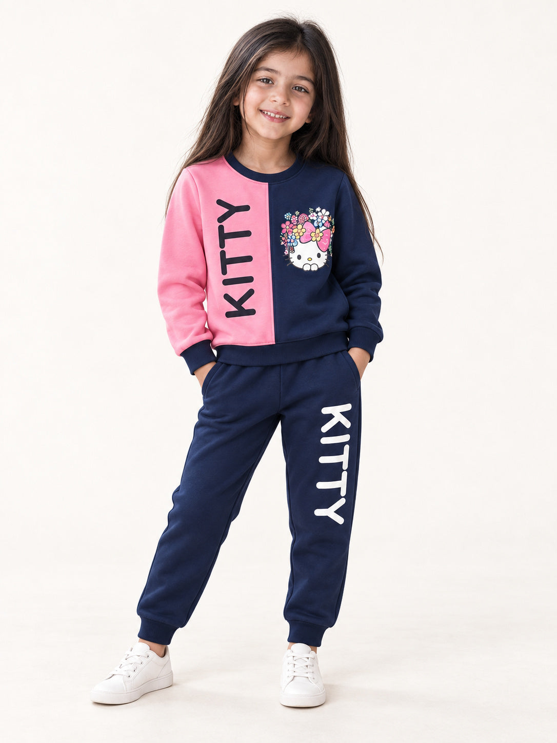 Kitty Colourblock Winter Co-ord Set
