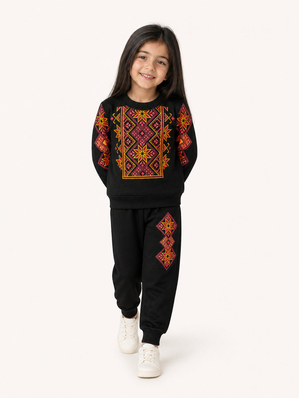 Black Ethnic Printed Set (Winters)