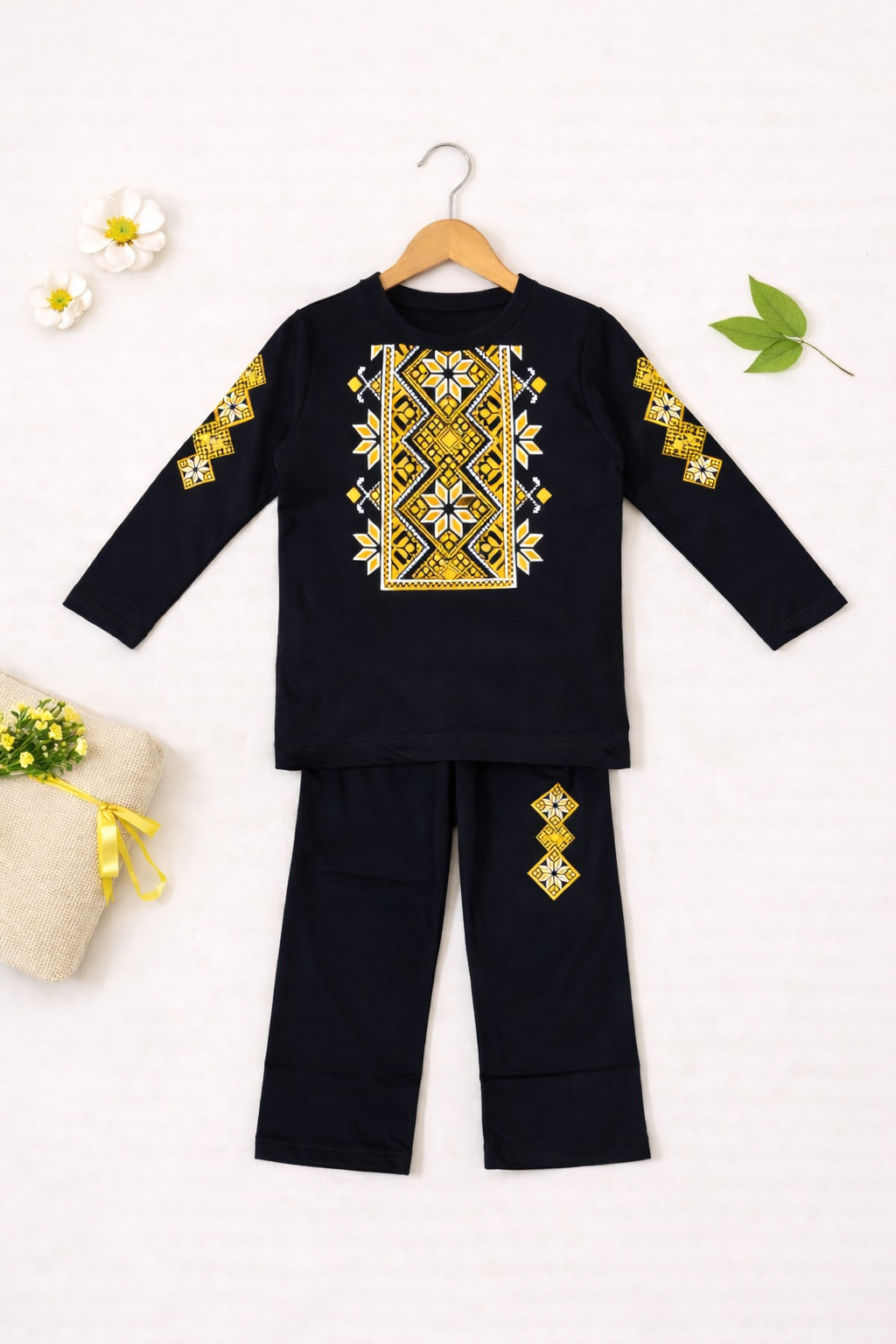 Midnight Heritage Printed Co-Ord Set (Summers)