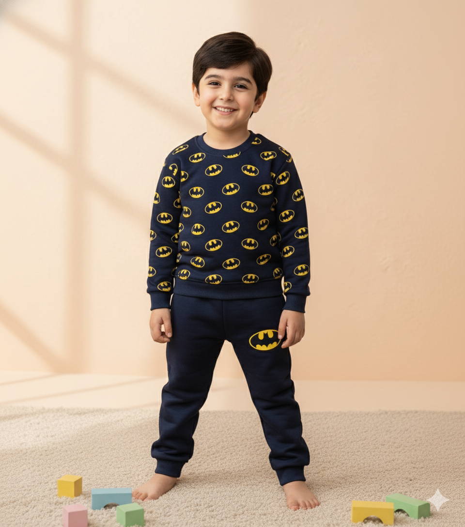 Unisex Winter Tracksuit - Batman (Navy Blue)