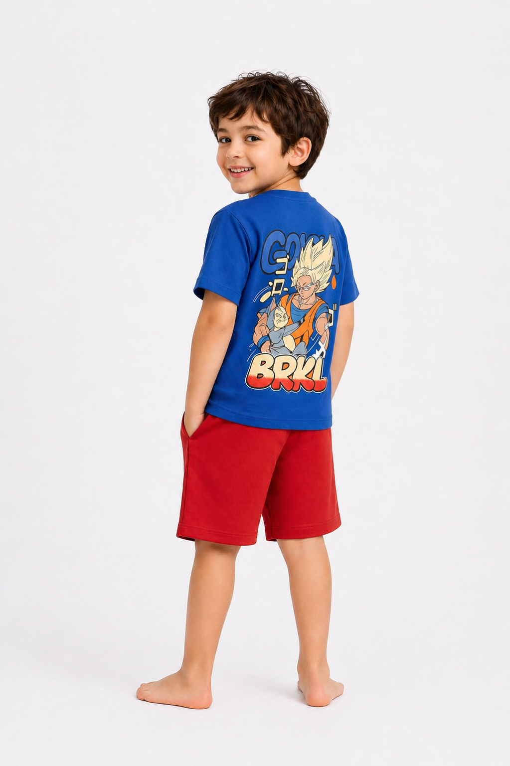 Urban Hero Graphic Shirt & Shorts Set