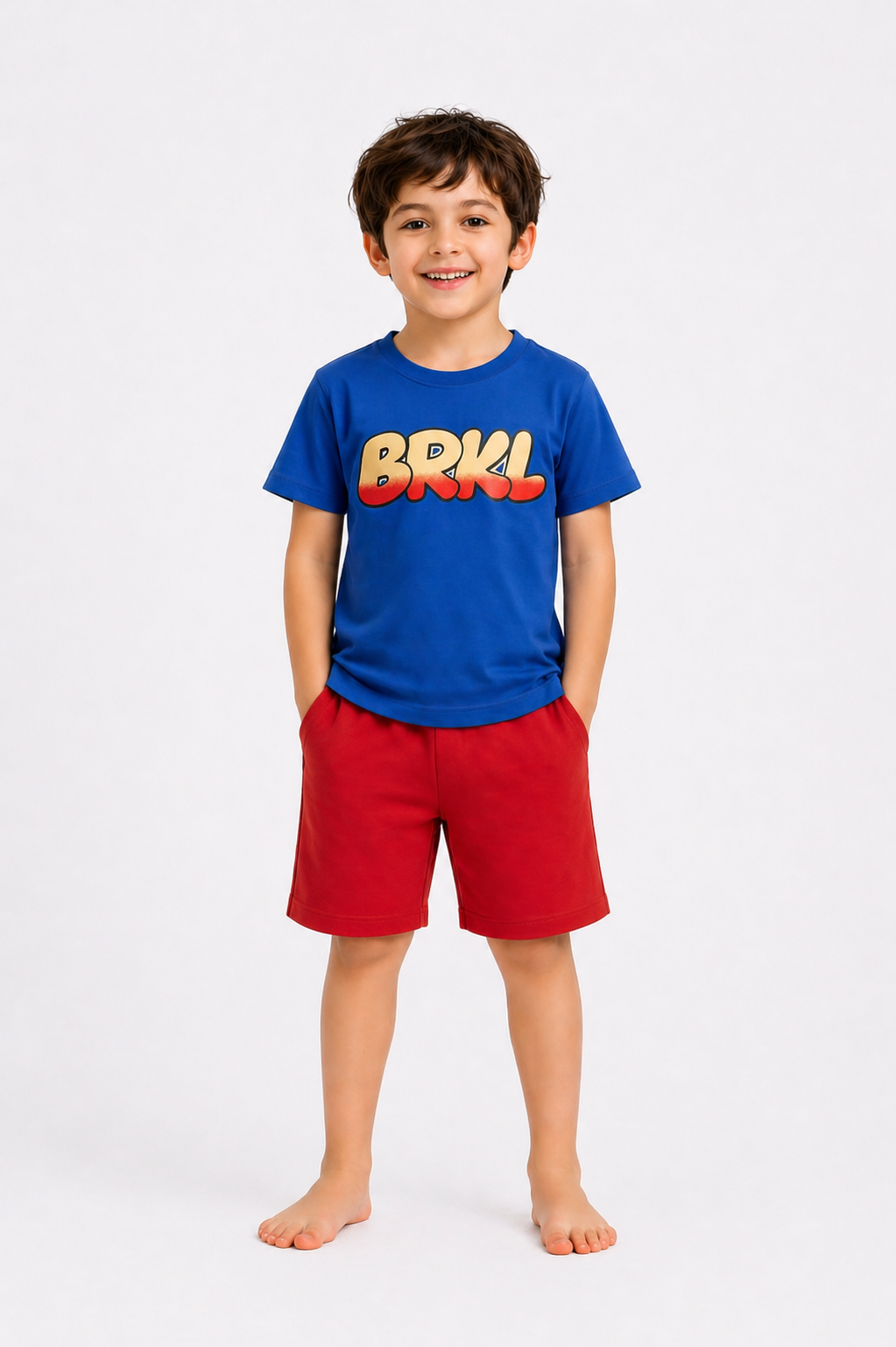 Urban Hero Graphic Shirt & Shorts Set