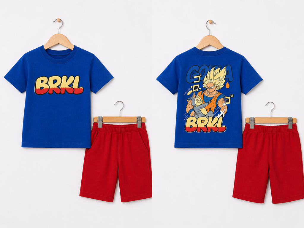 Urban Hero Graphic Shirt & Shorts Set