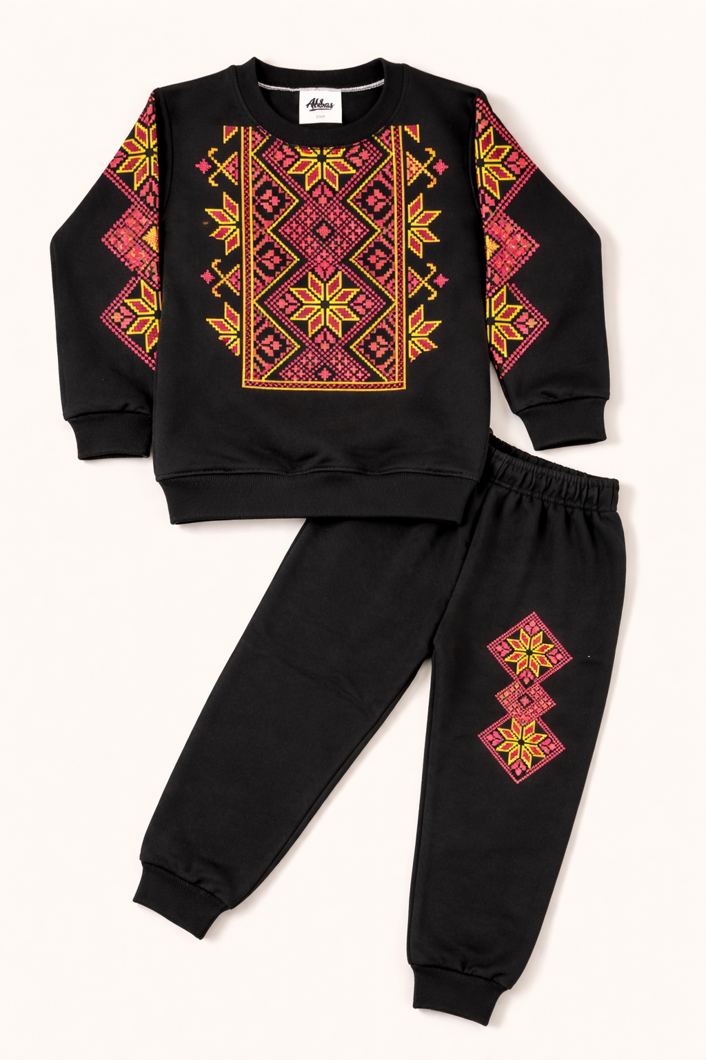 Black Ethnic Embroidered Set (Winters)