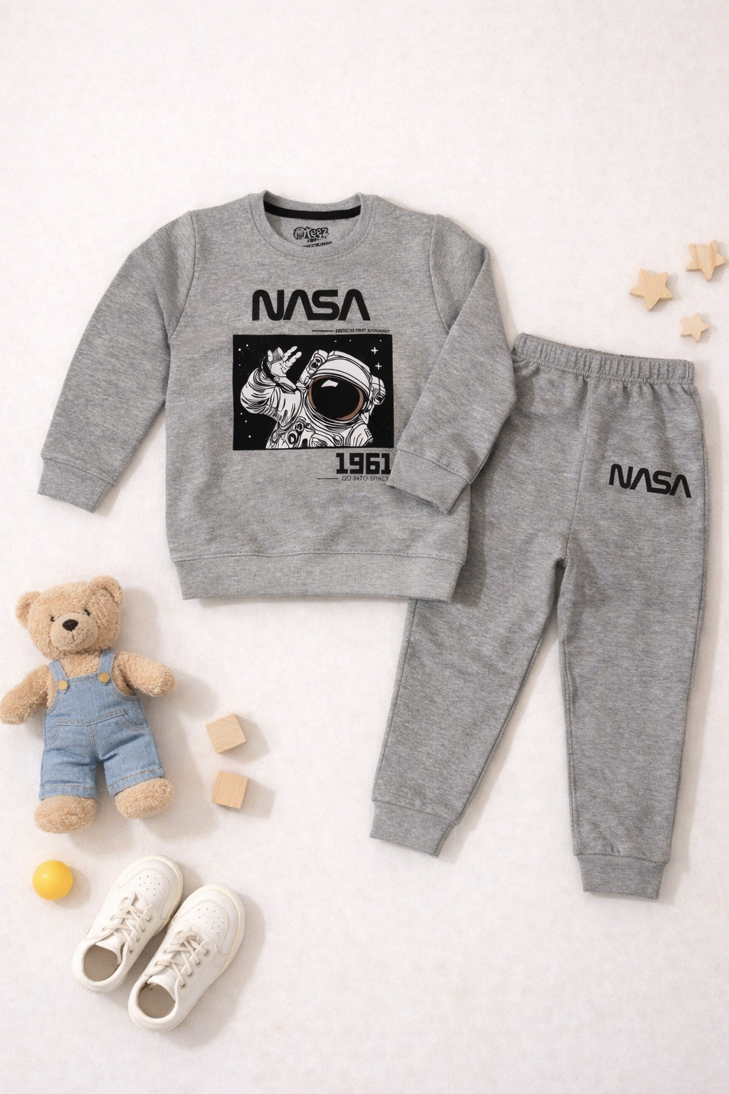 Nasa Winters Tracksuit - Grey Color (Boys & Girls)