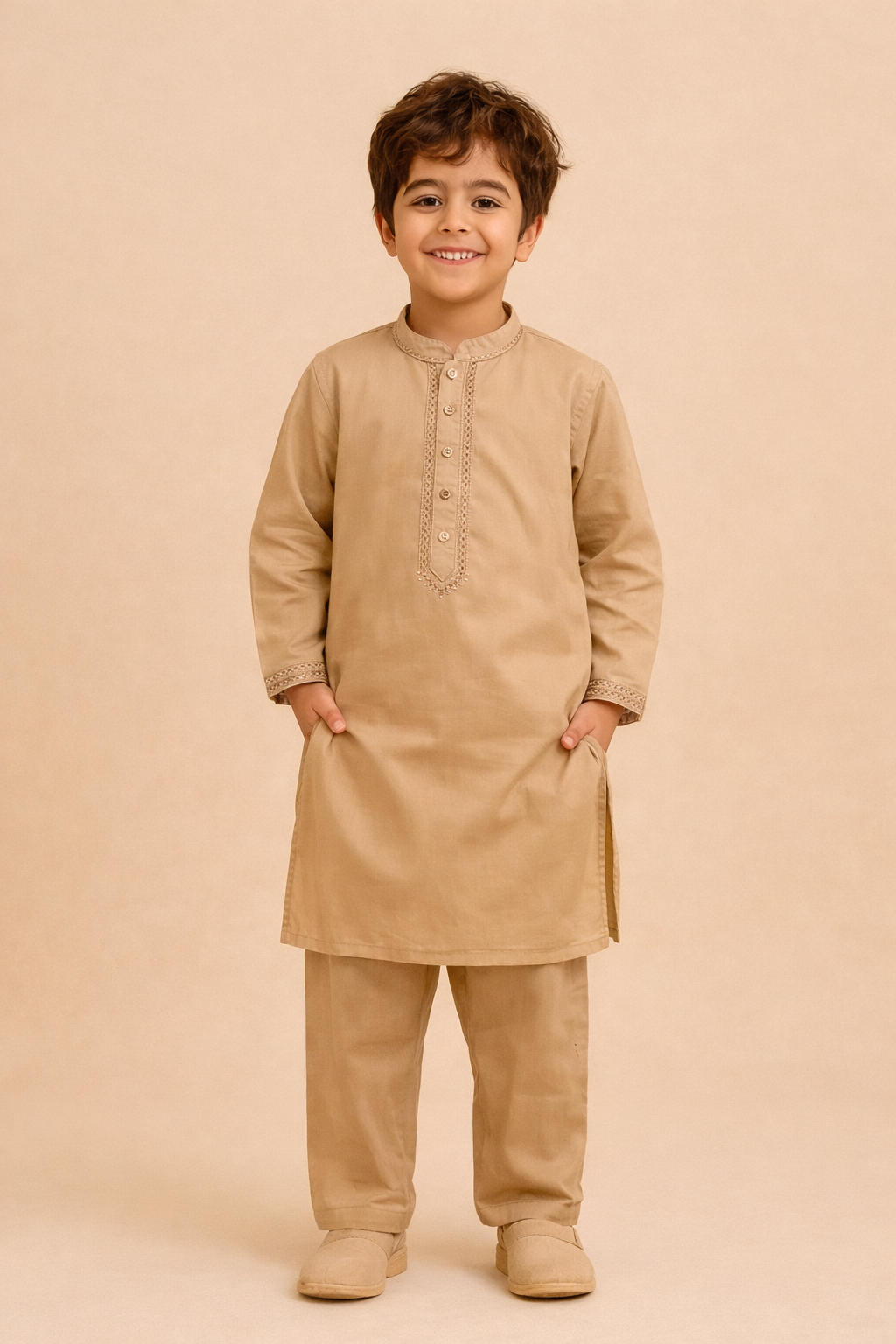 Classic Beige Kurta