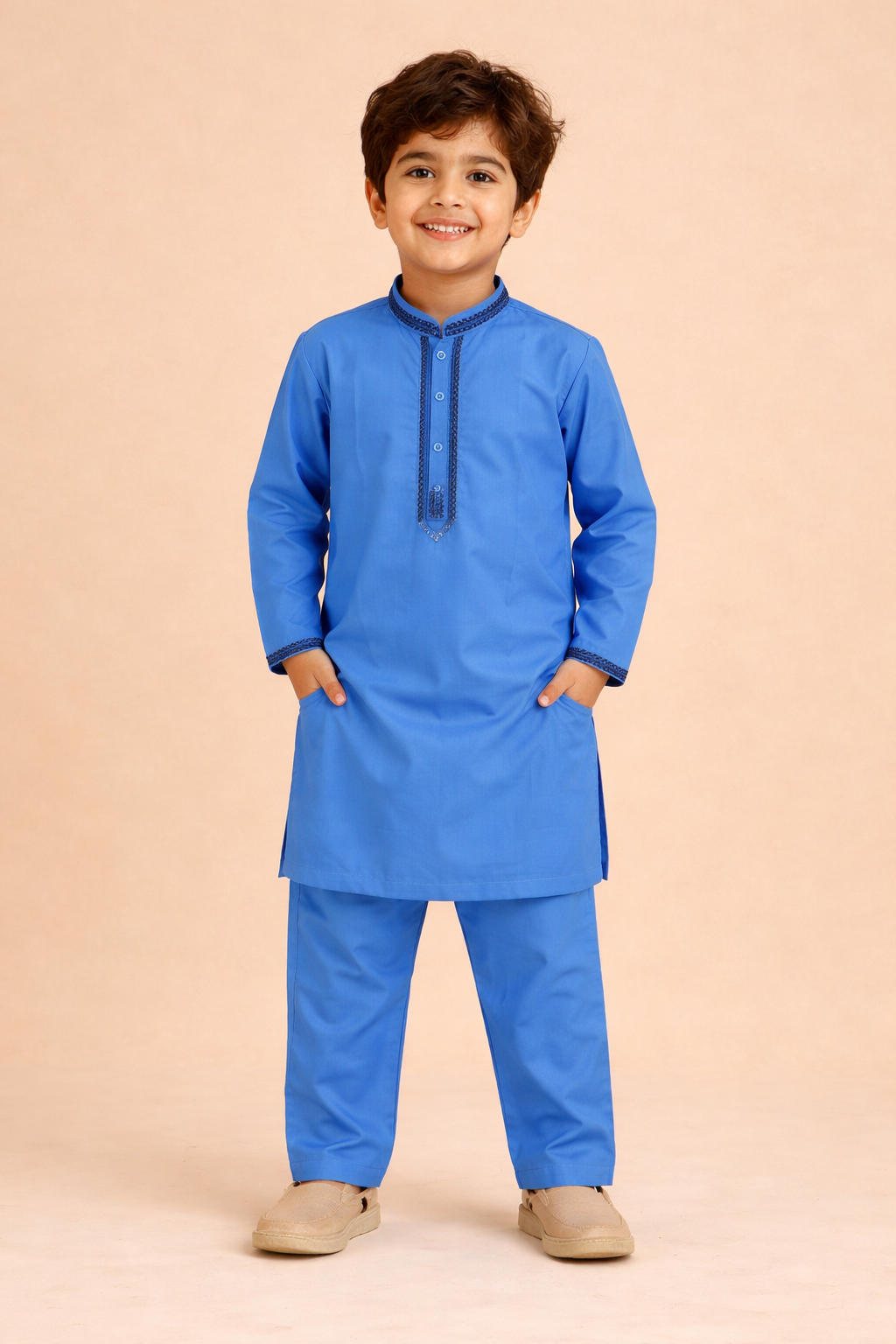 Royal Blue Kurta Shalwar