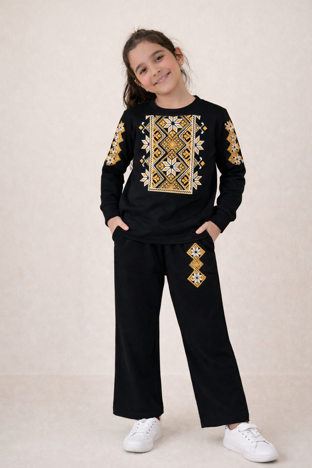 Midnight Heritage Printed Co-Ord Set (Summers)