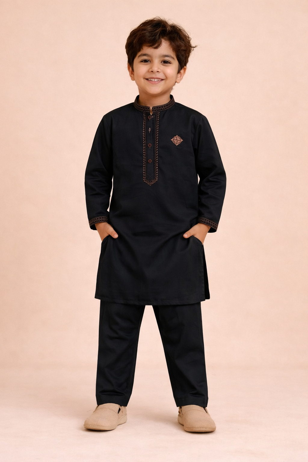 Classic Black Kurta Shalwar