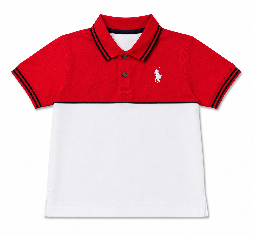 Red & White Polo