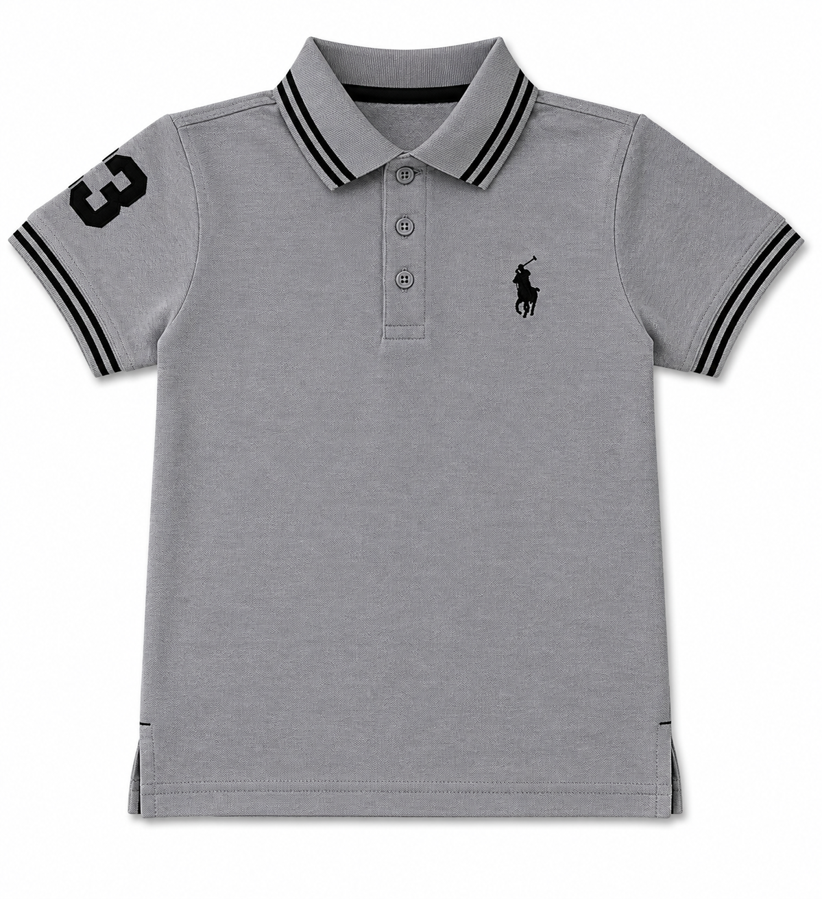 Heather Grey Polo