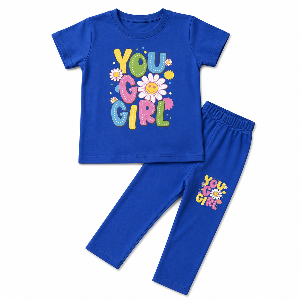 You Go Girl Co-Ord Set (Blue)
