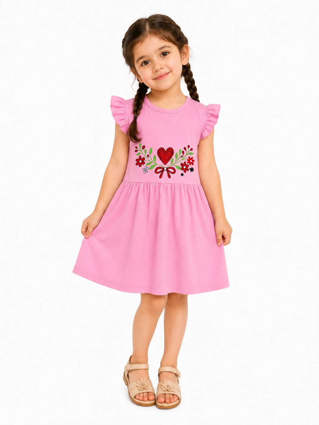 Princess Heart Frock (Pink)