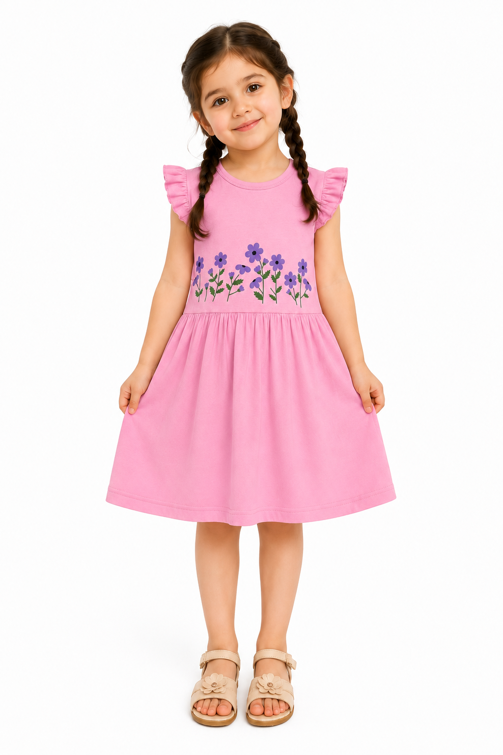 Pink Petals Frock