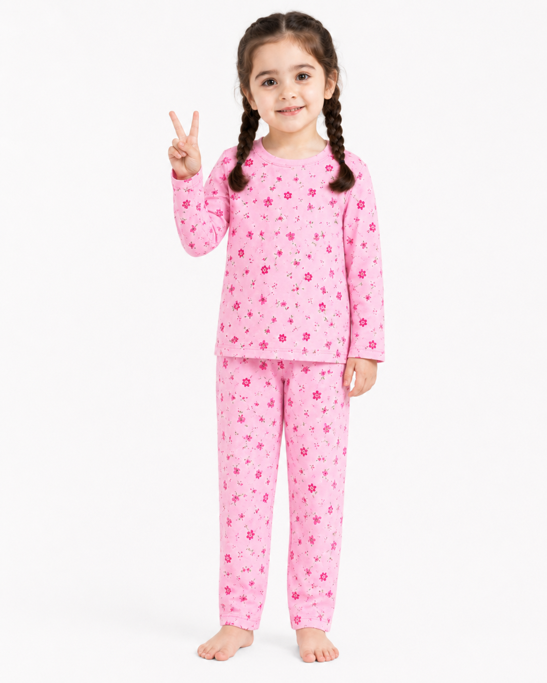 Rosy Blossom Night Suit