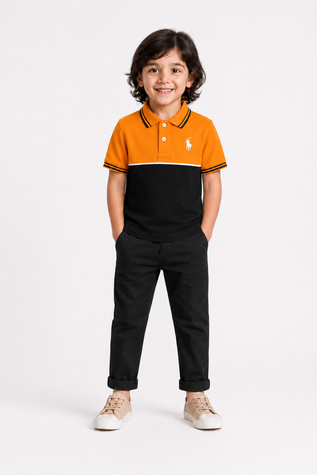 Yellow & Black Polo