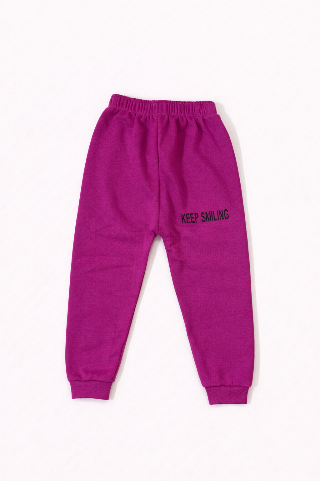 Girls Smiley Print Set (Pink & Purple)