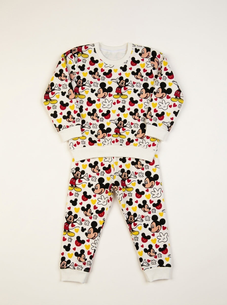 Unisex Mickey Themed Winter Tracksuit