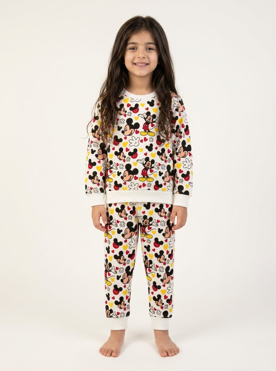 Unisex Mickey Themed Winter Tracksuit