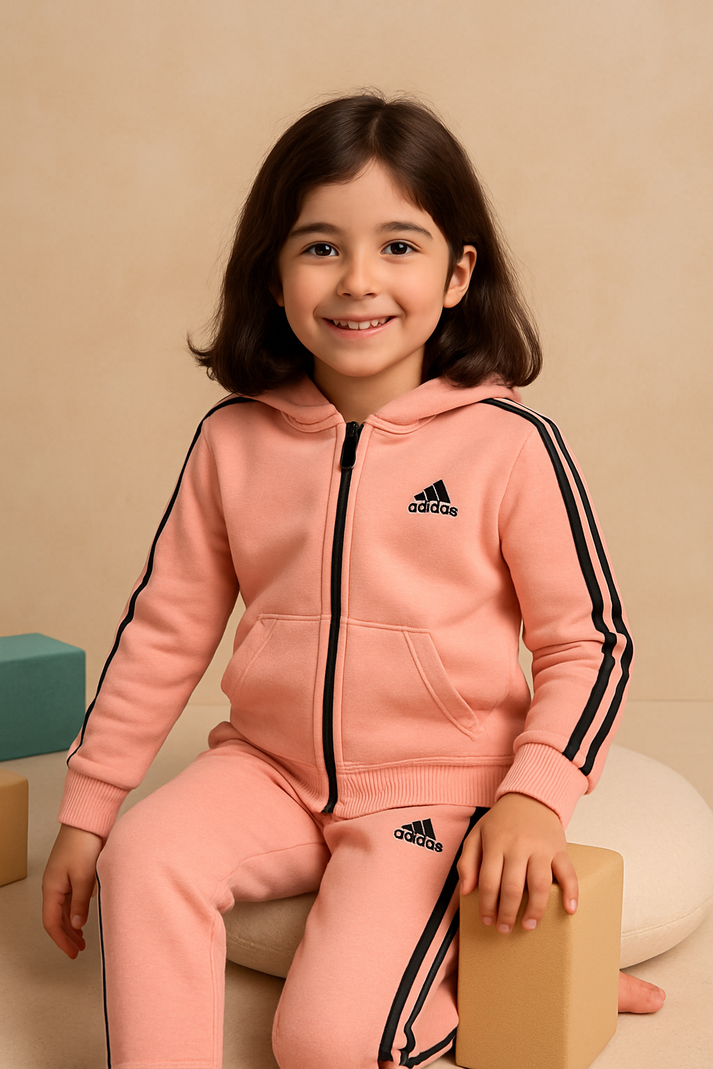 Adidas Tracksuit (Light Pink)