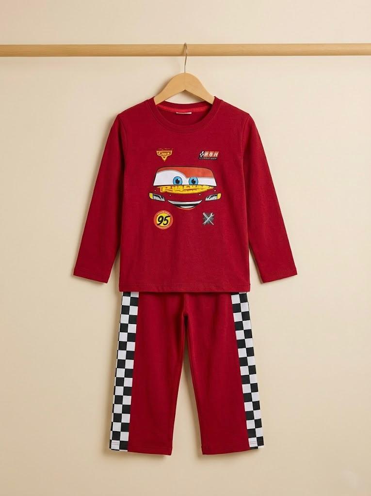 Unisex Racing Car Co-Ord Set (Maroon)