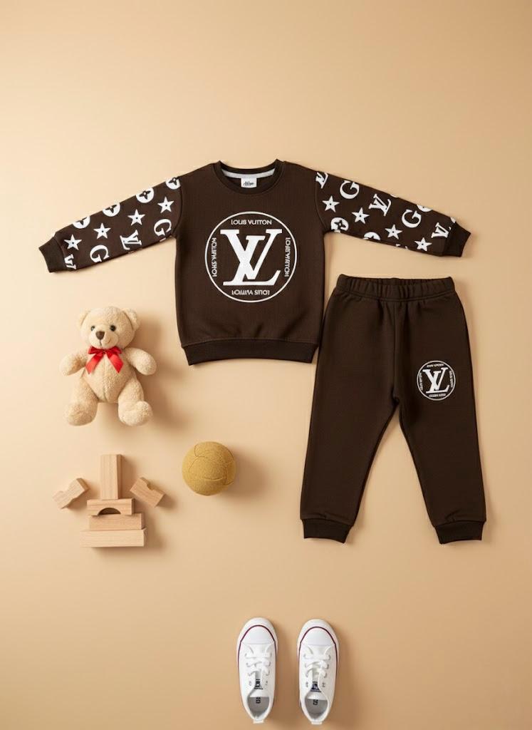 Unisex Louis Vuitton Winters Tracksuit (Olive Colour)