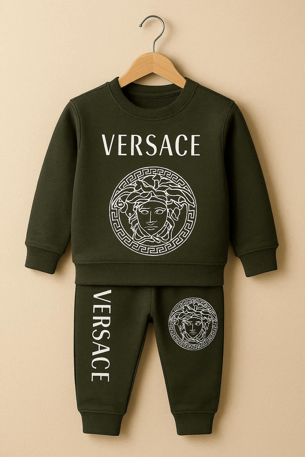 Versace Dark Green Winters Tracksuit (Boys & Girls)